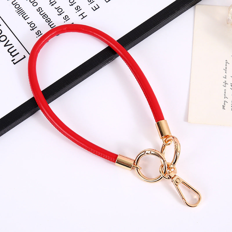 Wholesale New 6mm leather keychain
